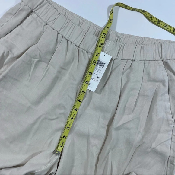 New Eileen Fisher Soft Twill Pleated Tapered Pant - Picture 7 of 10